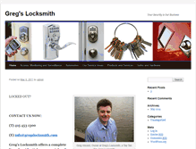 Tablet Screenshot of gregslocksmith.com